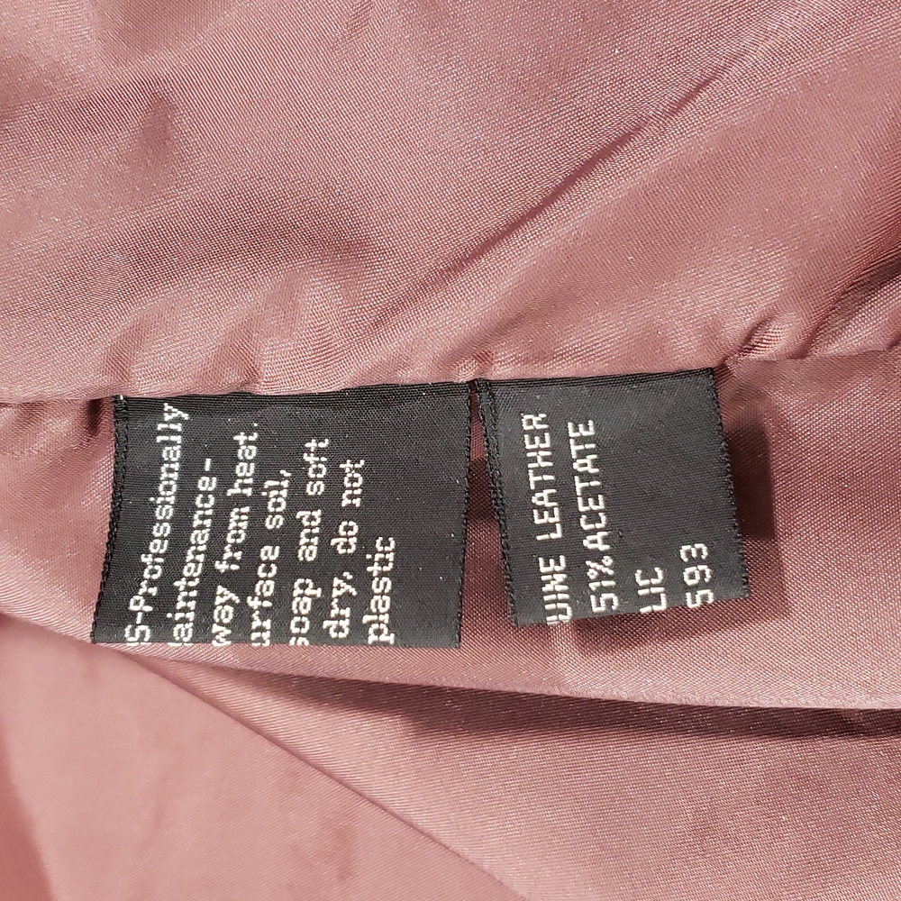 Vintage Members Only Leather Jacket Size 44 - Picture 10 of 11